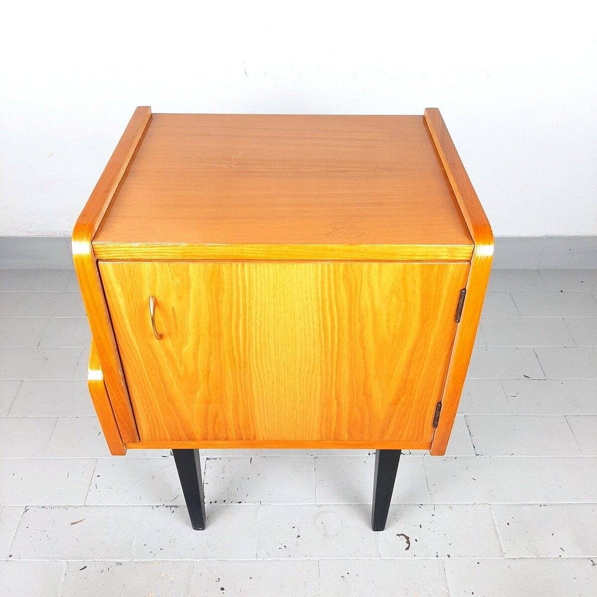 Polish bedside table from the mid-century, 1970s.