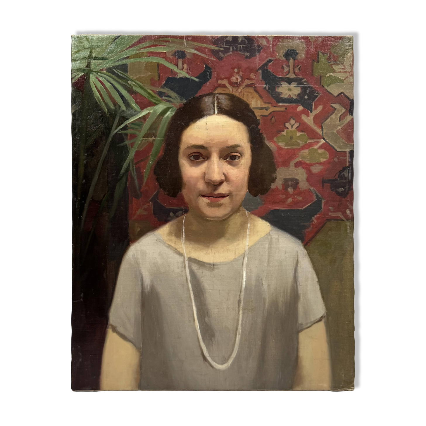 Portrait of a young woman from the 1930s.