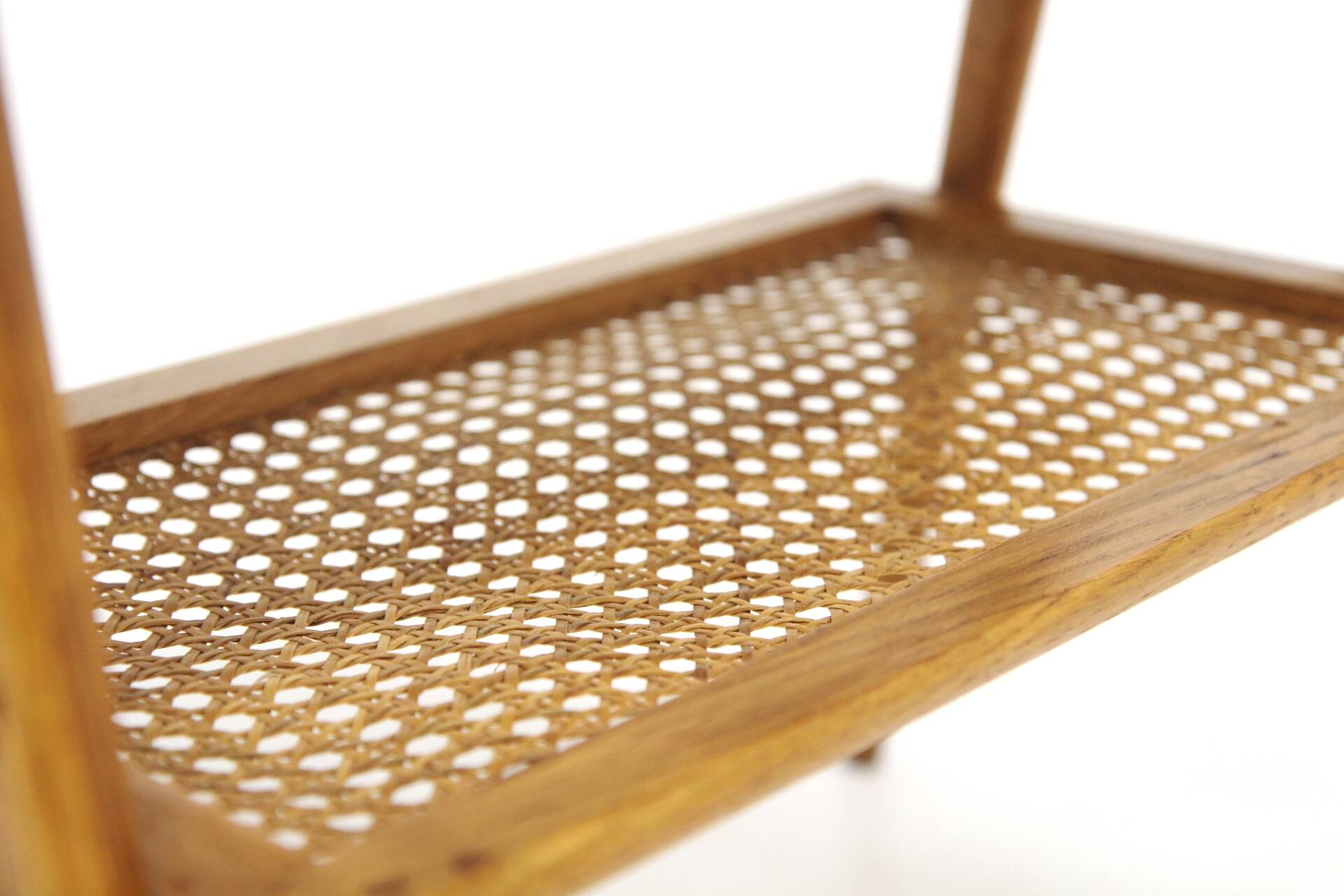 Scandinavian teak and oak bedside table, Sweden, 1960