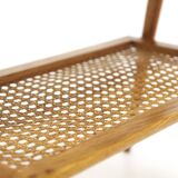 Scandinavian teak and oak bedside table, Sweden, 1960