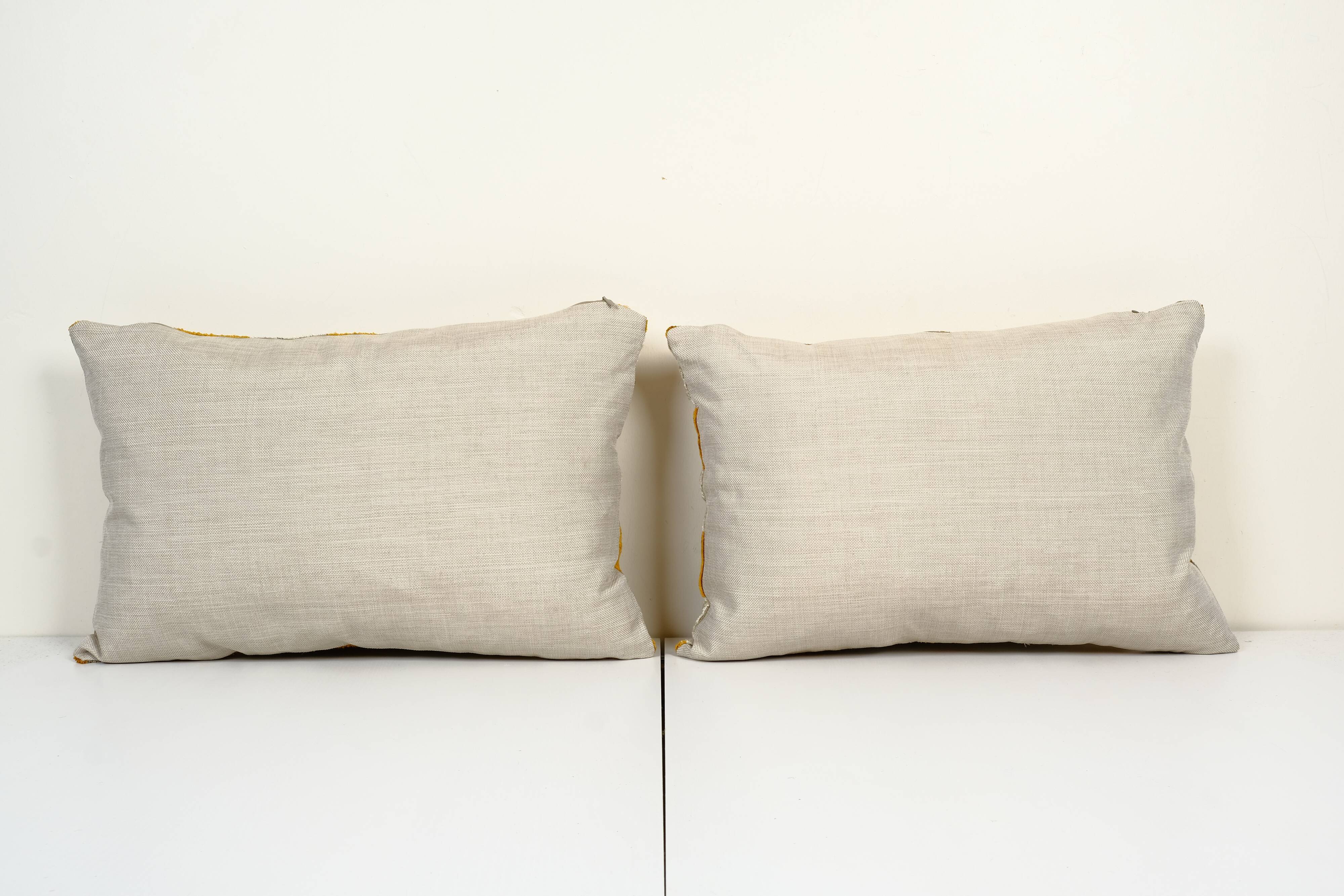 Pair of cushions