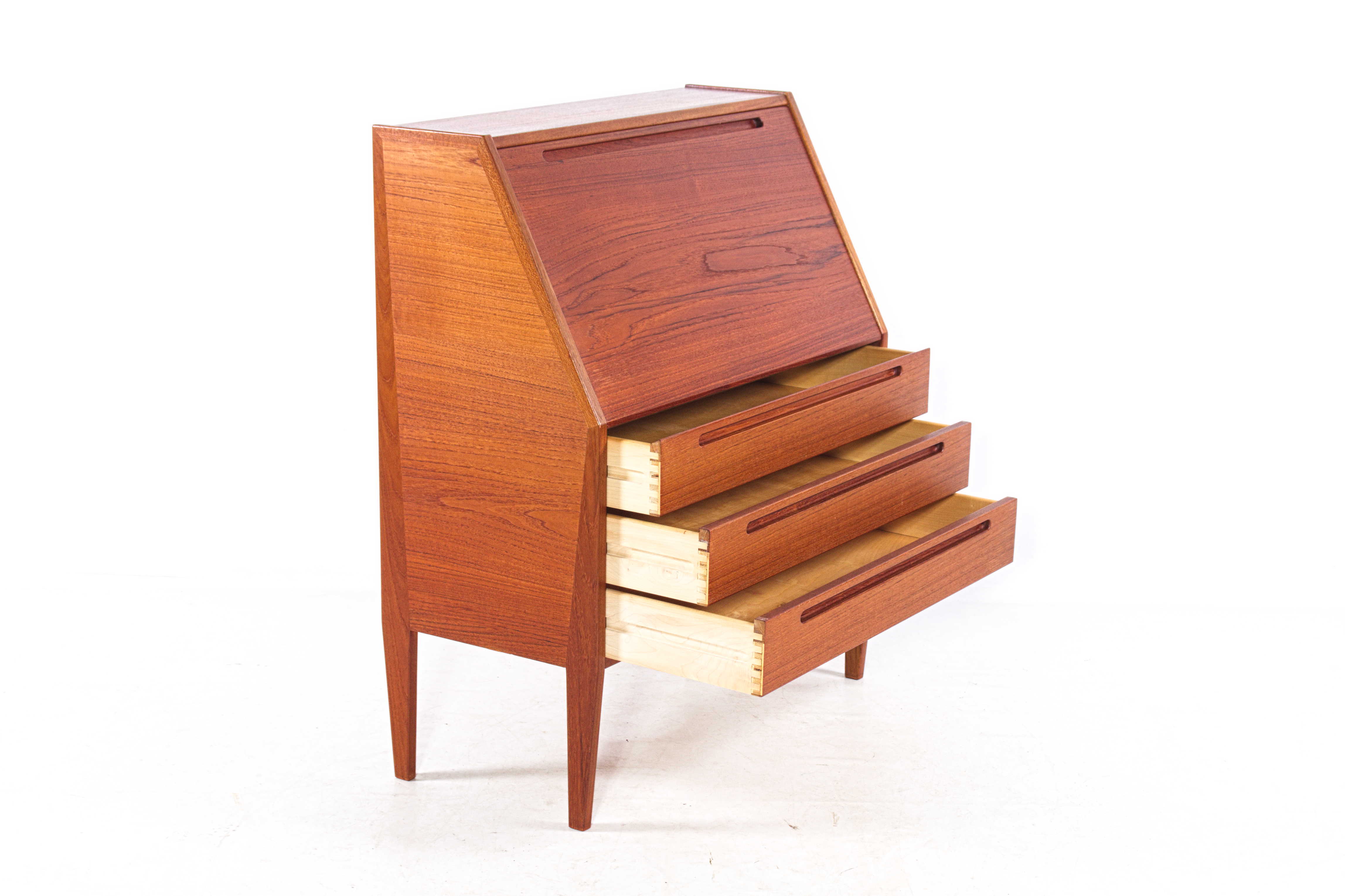 Secretary, teak, Nils Jonsson for  HJN Mobler, 1960
