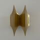 Mid-century brass gothic wall lights by Bent Karlby (3 pieces available)