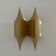 Mid-century brass gothic wall lights by Bent Karlby (3 pieces available)