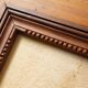 Old “diamond point” frame in solid wood