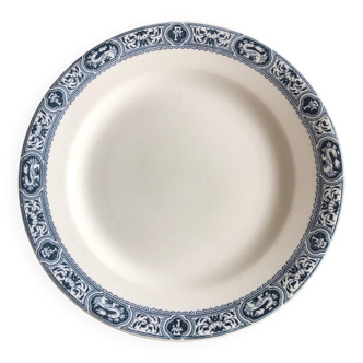 Assiette plate de Salins François 1er