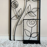 Wrought iron coat rack from the 60s