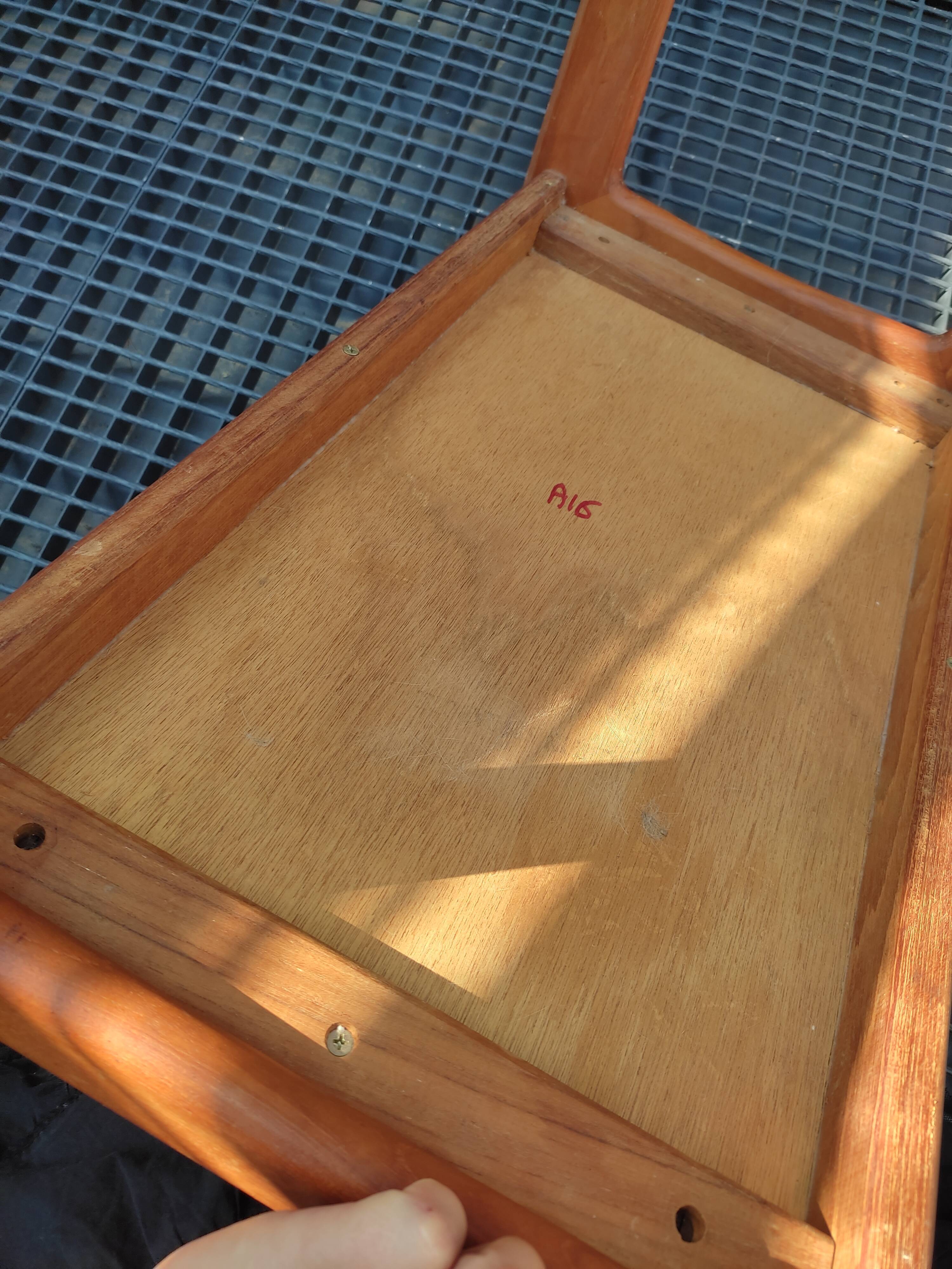 Scandinavian teak trundle tables