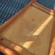 Scandinavian teak trundle tables