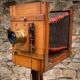Wooden photo room
