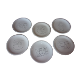Lot de 6 assiettes Picasso Salins Digoin Sarreguemines