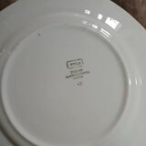 4 antique flat plates from Digoin and Sarreguemines