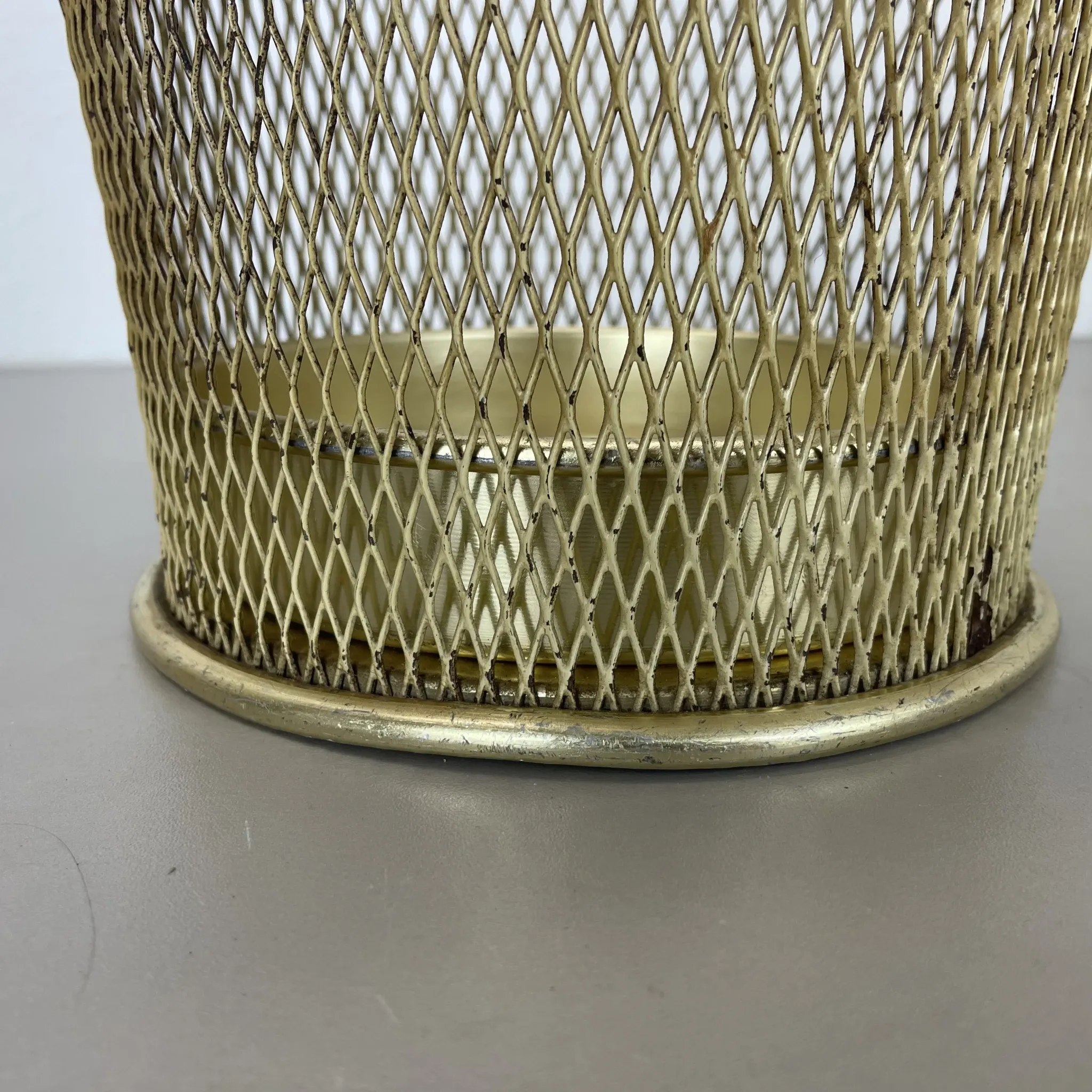 Vintage Paper Basket and Umbrella Stand in the Matégot Style, France, 1970s