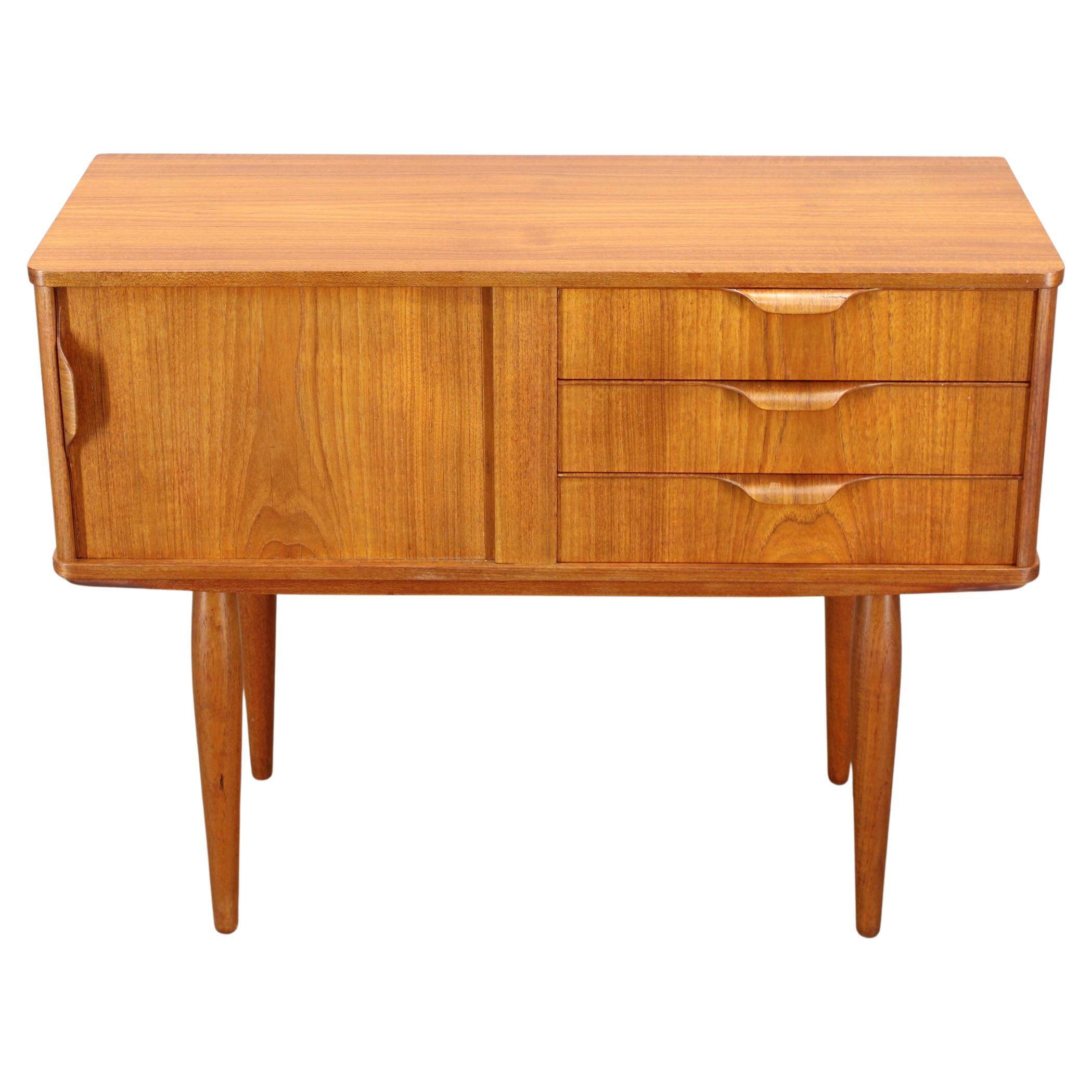 1960s Danish teak cabinet with drawers