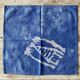 11 small Tye & Dye towels with African patterns - Blue - cotton - 35x35 cm