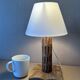 Vintage wooden table lamp