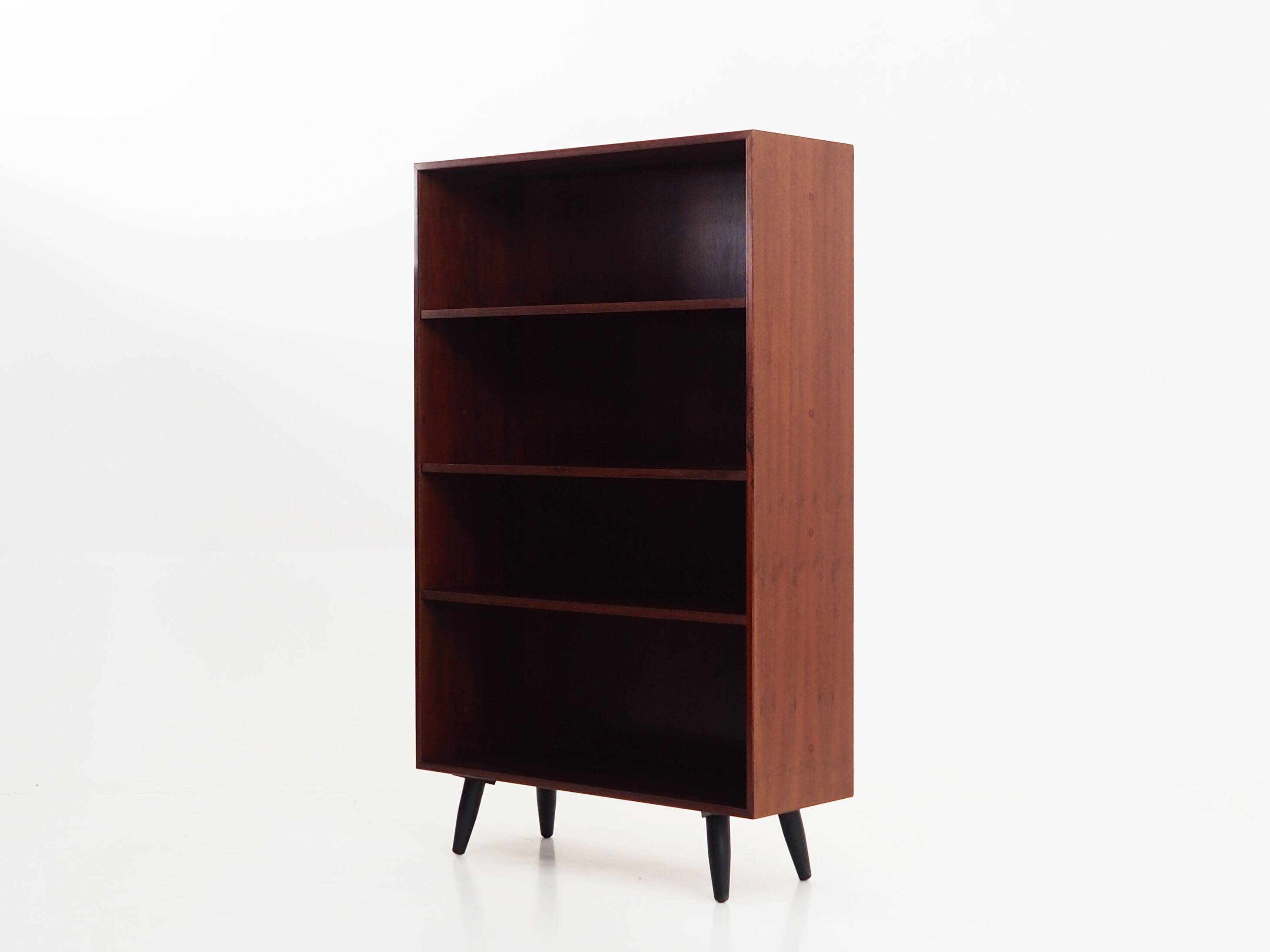 Rosewood bookcase, Danish design, 1970s, production: Hjørnebo