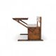 Bauhaus wooden kids folding school desk, 1920s