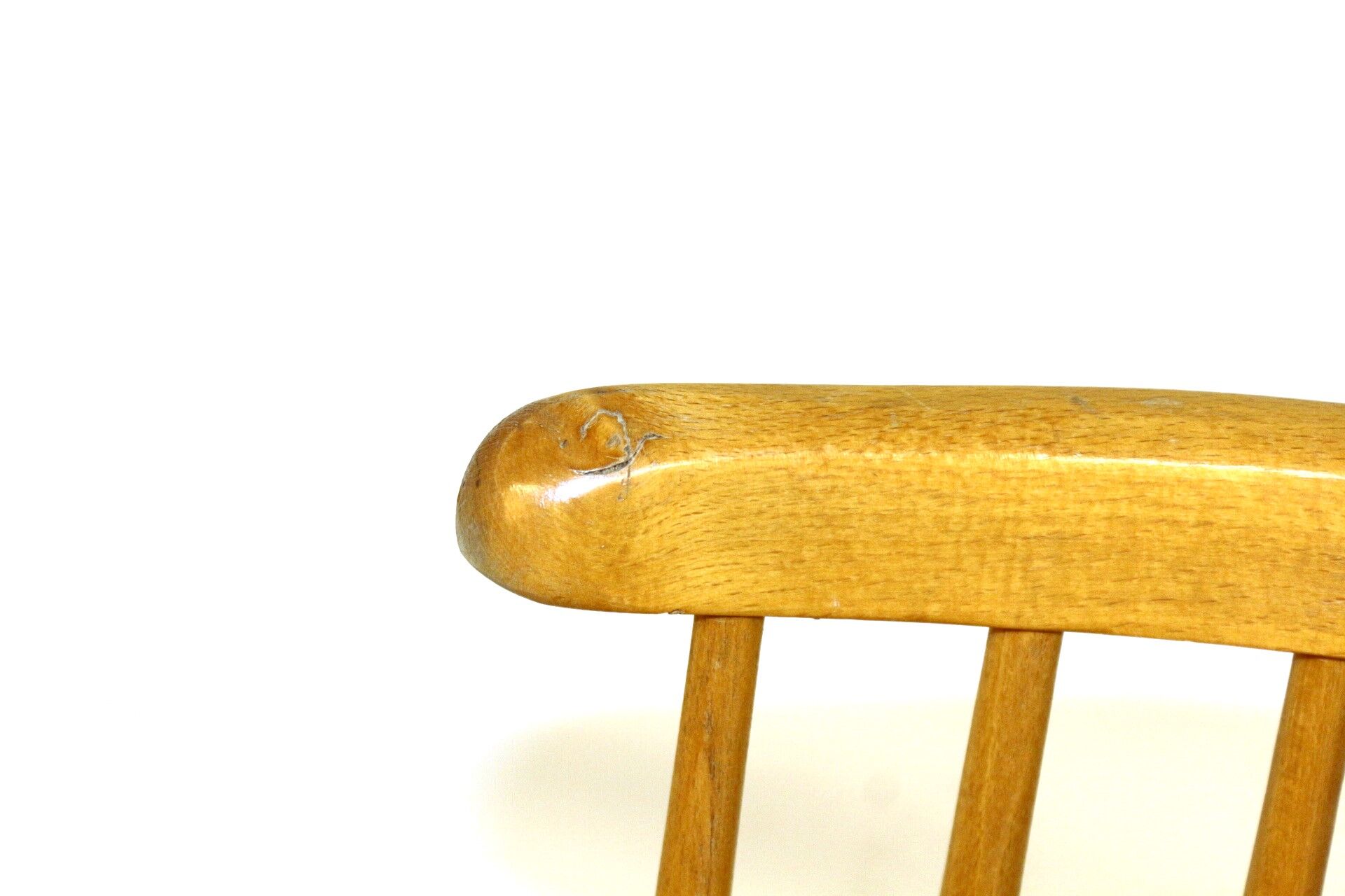 Set de 4 chaises "Pinnstol" en hêtre Suède 1960