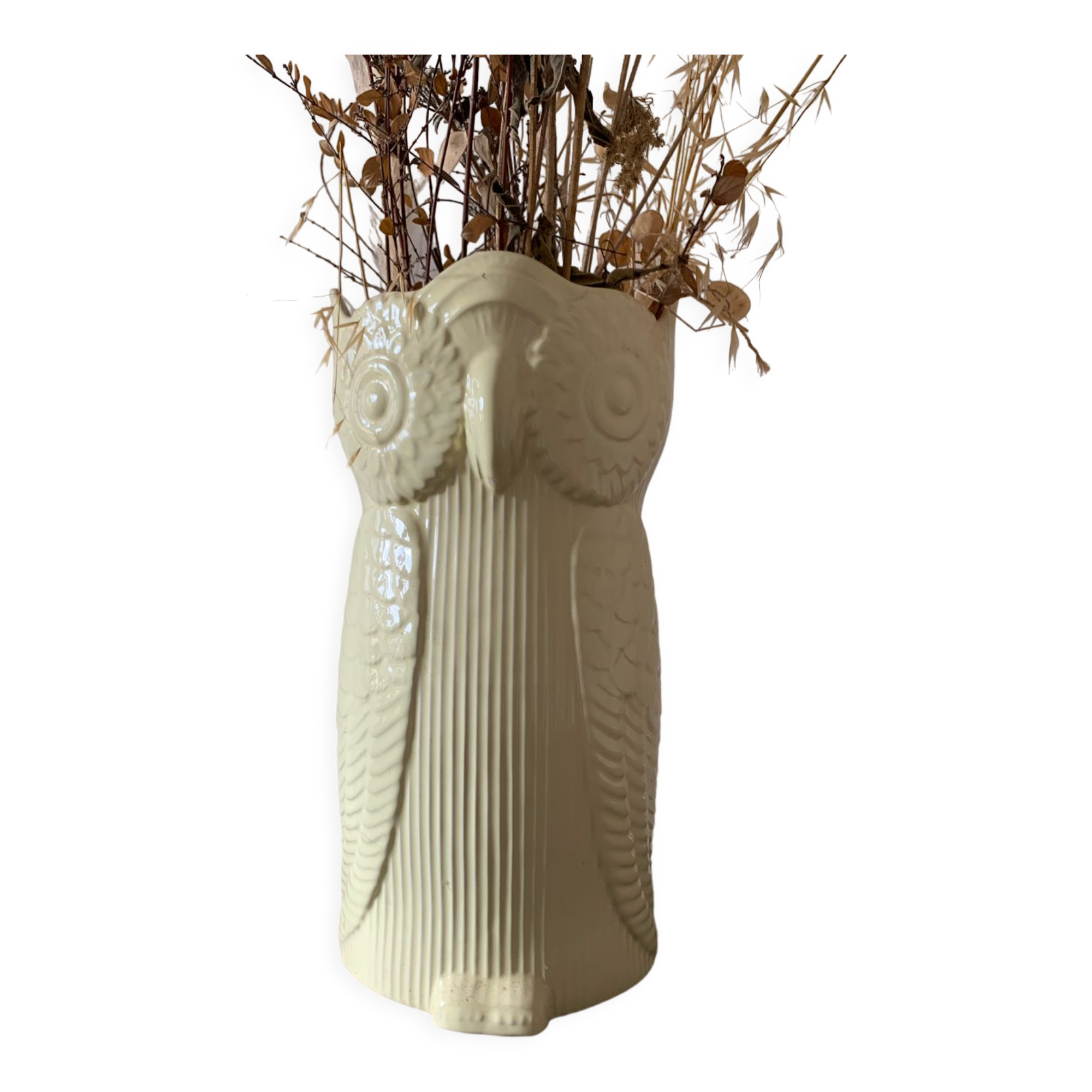 Umbrella door owl shape