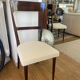 Series of 4 mahogany chairs 40s
