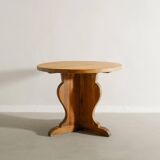 Swedish Wooden "Lovö" Side Table in Pine by Axel Einar Hjorth, 1940s