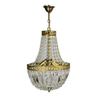 Suspension tassels glass diameter 30 cm.