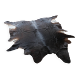 Tapis salon peau de vache veritable vintage design 1970