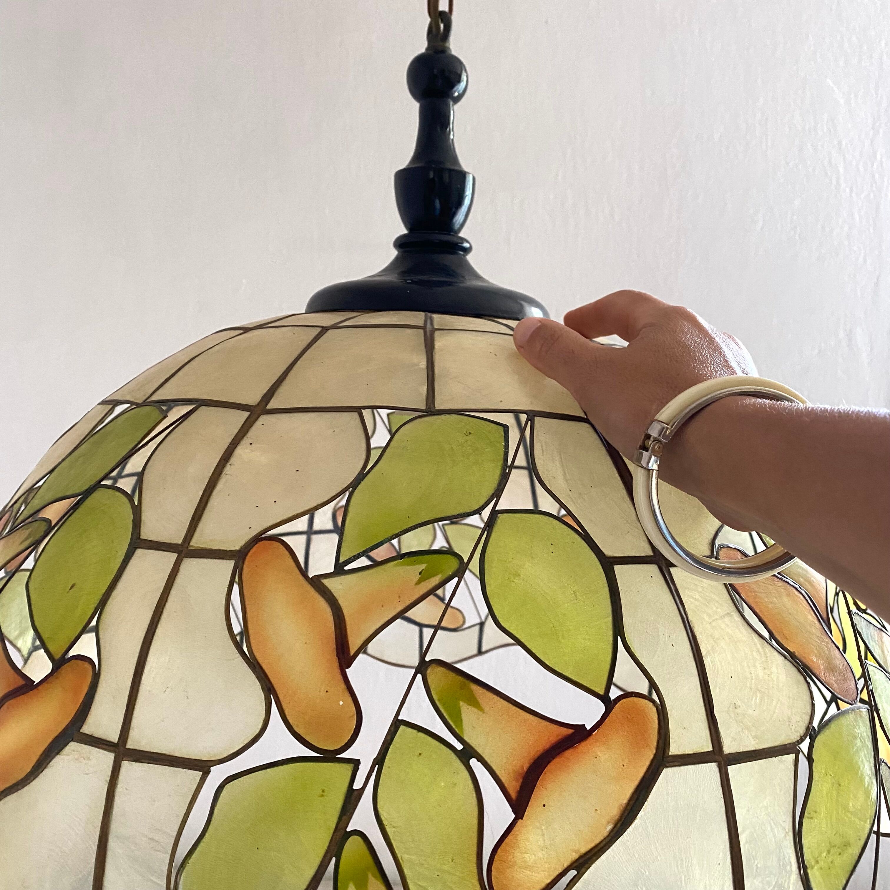 Suspension en nacre vintage