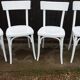 Set of 4 vintage bistro chairs