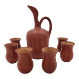 Artisanal terracotta service