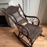 Rocking-chair wicker