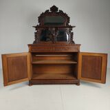 Horrix buffet cabinet with mirror – Black Forest style, by Horrix