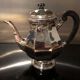Silver metal tea service