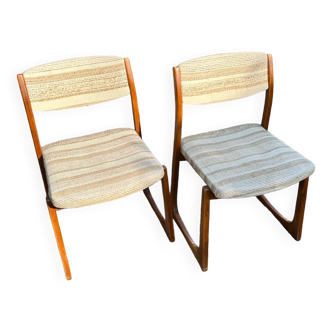 Vintage sled chairs