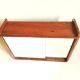 Small Wall Mounted Teak Toilet Cabinet Solid 50s