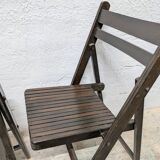 Chaise pliante en bois