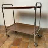 Folding rolling table