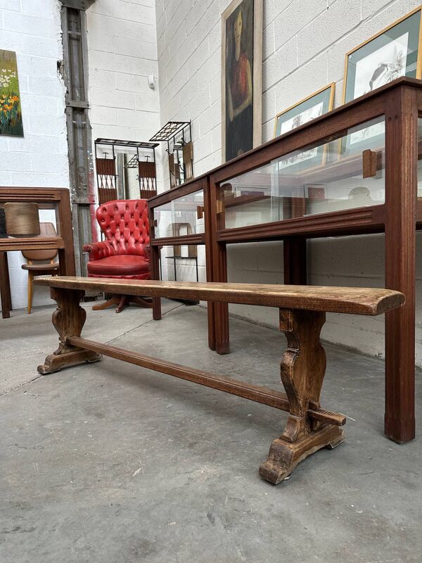 Banc en chêne Début XXème