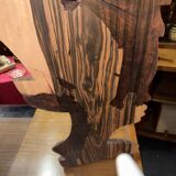 Pair of large African wedding masks