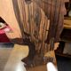 Pair of large African wedding masks