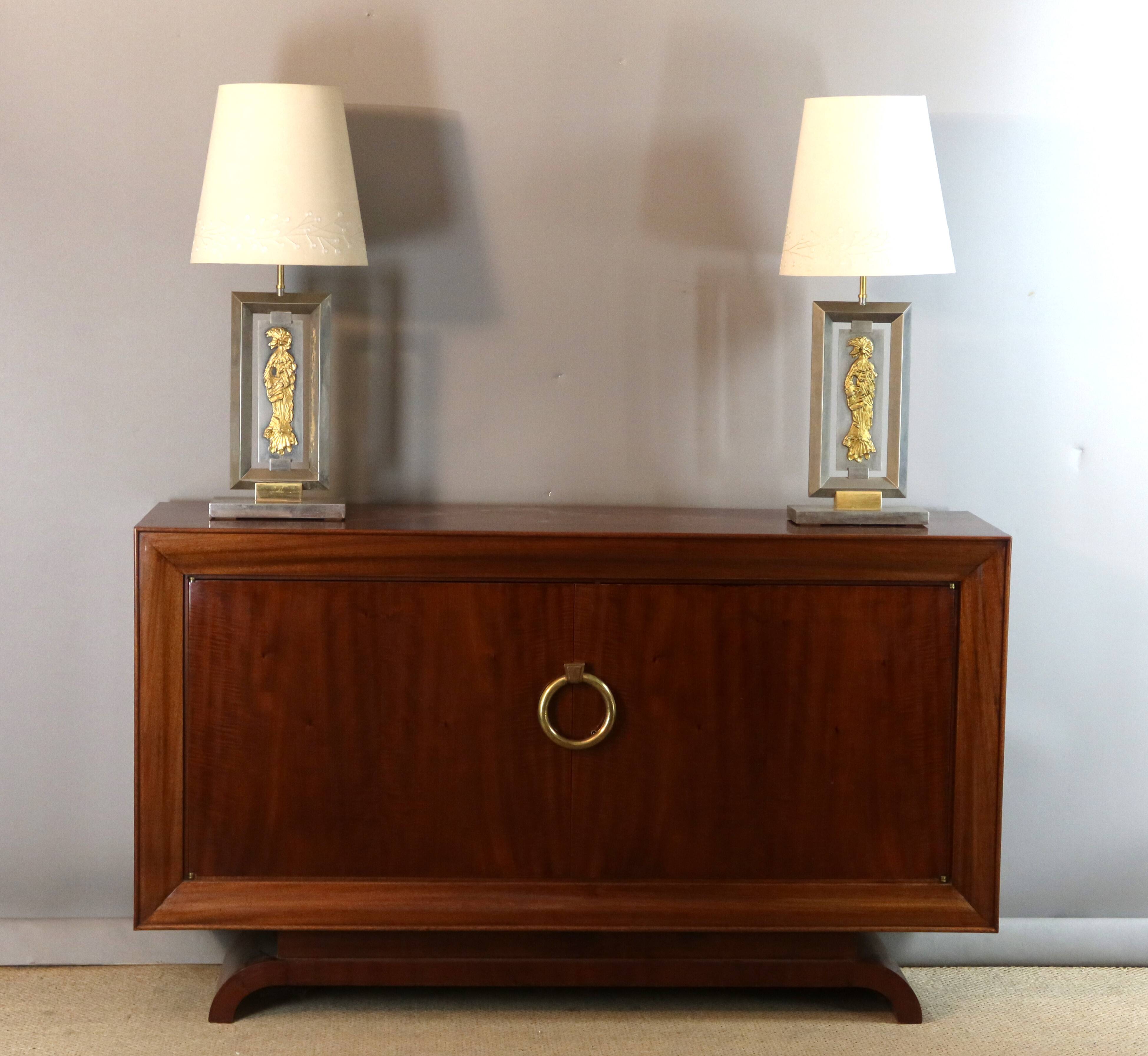 Pair of lamps from the Baguès house