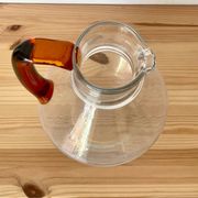 1970s glass carafe