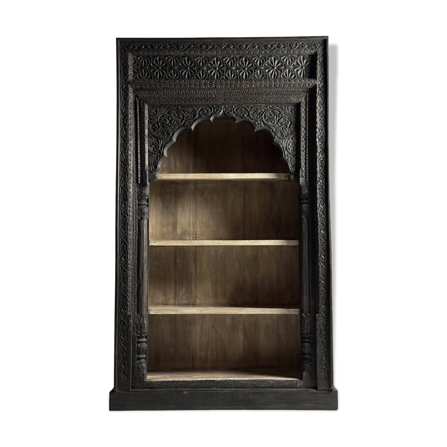 Large Asian bookcase 242cm