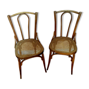 Paire de chaises de bistrot