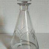 Art-Deco crystal decanter early twentieth century