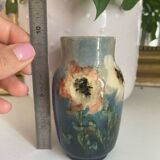 Small vase Montigny sur Loing, signed Boué