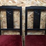Pair old chair art deco