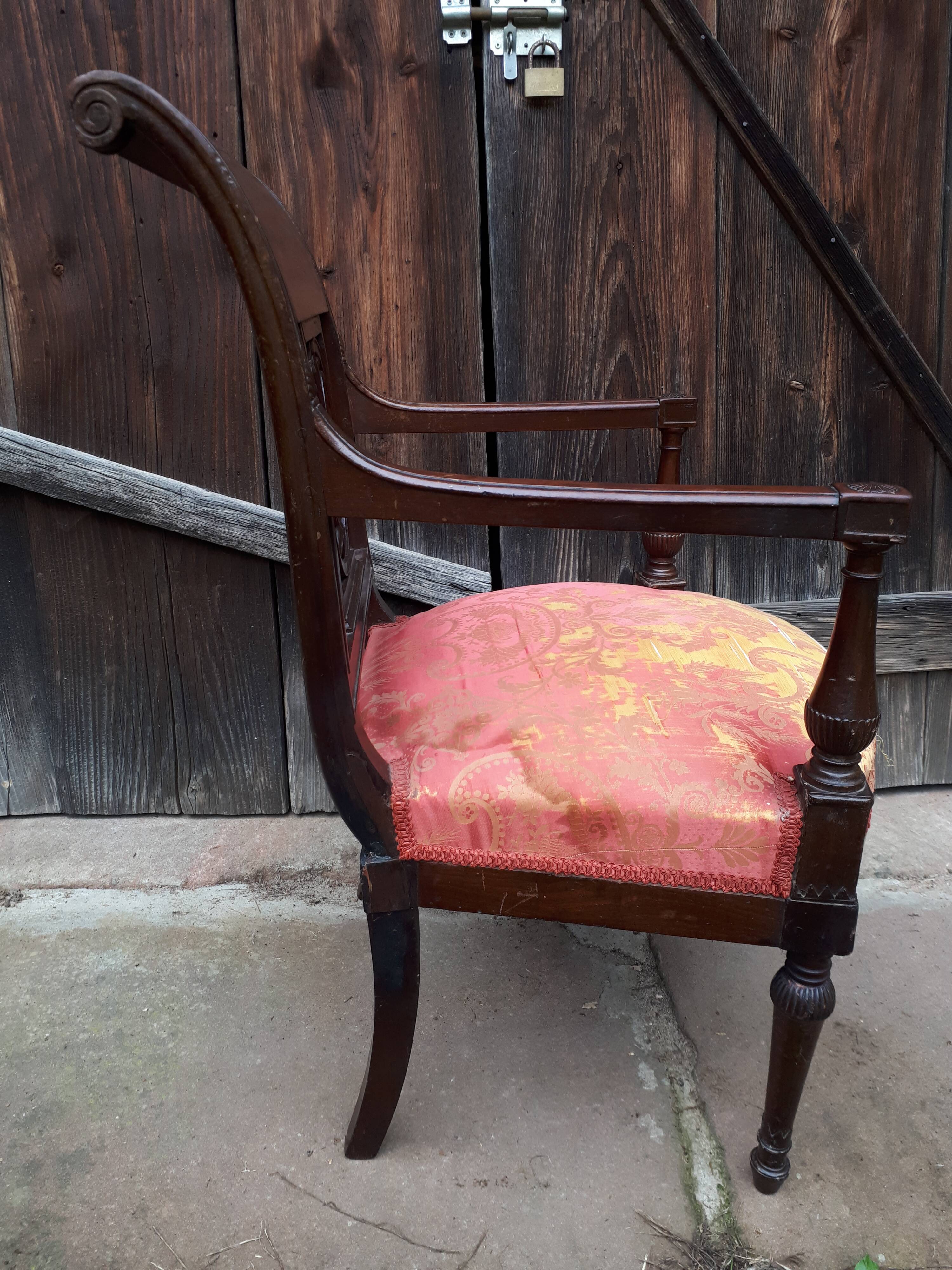 Pair of Jacob Desmalter armchairs