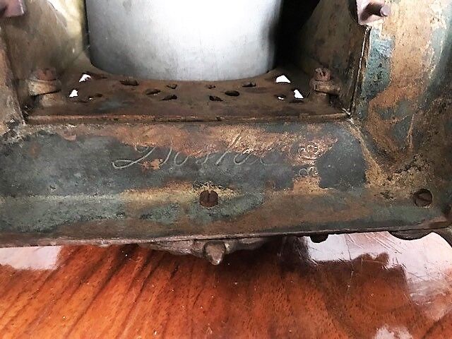 Old clock clock bronze Napoleon III signed Dostal XIXth